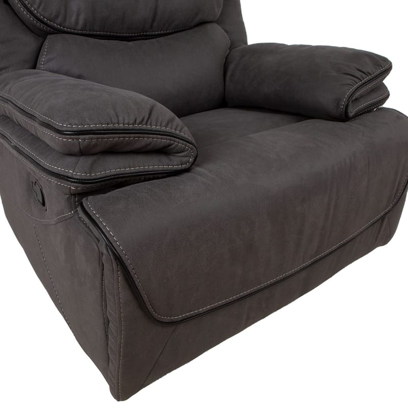 Reclinerlenestol Sälmar med manuell mekanisme - grå - Møbler - Stoler & lenestoler - Lenestoler - Recliner & kinostol