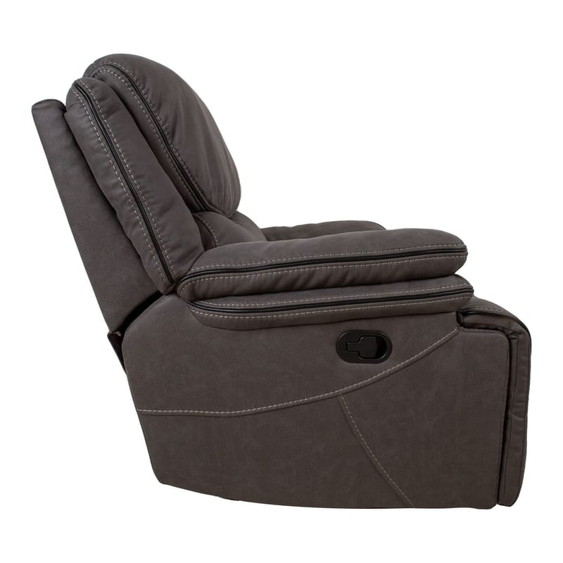Reclinerlenestol Sälmar med manuell mekanisme - grå - Møbler - Stoler & lenestoler - Lenestoler - Recliner & kinostol
