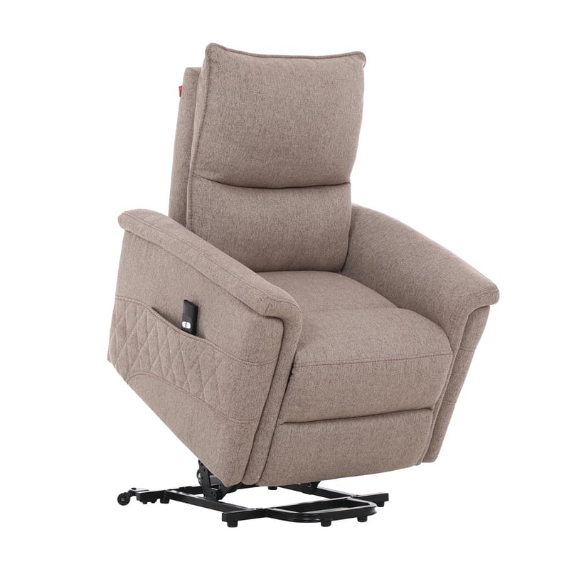 Reclinerlenestol Ulsten med elektrisk løftemekanisme - Beige - Møbler - Stoler & lenestoler - Lenestoler