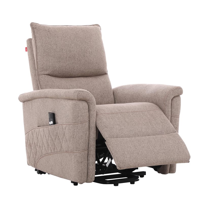 Reclinerlenestol Ulsten med elektrisk løftemekanisme - Beige - Møbler - Stoler & lenestoler - Lenestoler