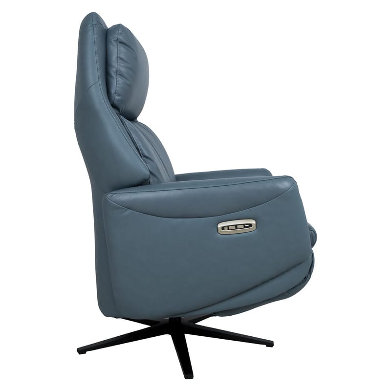 Reclinerlenestol Wikros med elektrisk mekanisme - blå - Møbler - Stoler & lenestoler - Lenestoler - Recliner & kinostol