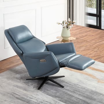 Reclinerlenestol Wikros med elektrisk mekanisme - blå - Møbler - Stoler & lenestoler - Lenestoler - Svingstol