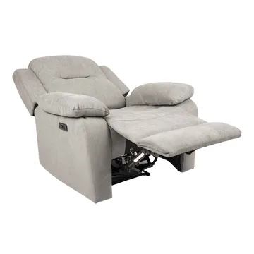 Reclinerlenestol Ylmark med elektrisk mekanisme - Grå - Møbler - Stoler & lenestoler - Lenestoler - Recliner & kinostol