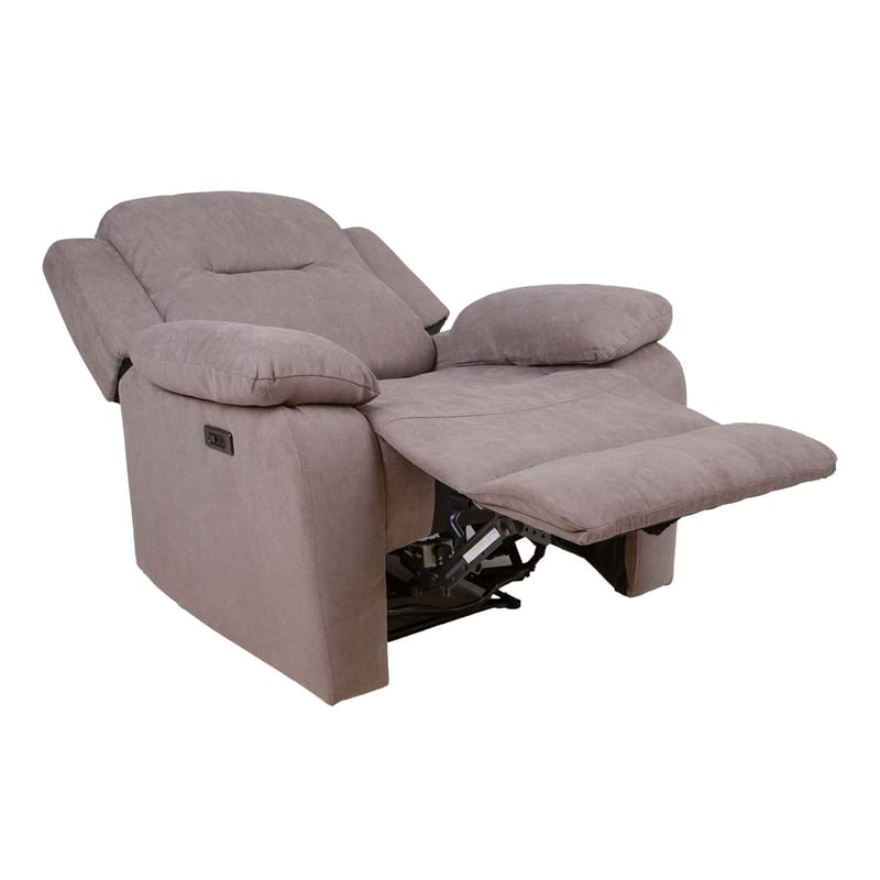 Reclinerlenestol Ylmark med elektrisk mekanisme - taupe - Møbler - Stoler & lenestoler - Lenestoler - Recliner & kinostol