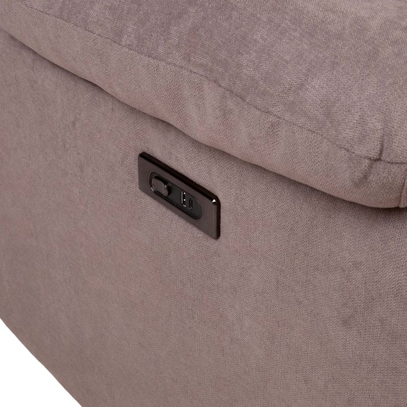 Reclinerlenestol Ylmark med elektrisk mekanisme - taupe - Møbler - Stoler & lenestoler - Lenestoler - Recliner & kinostol