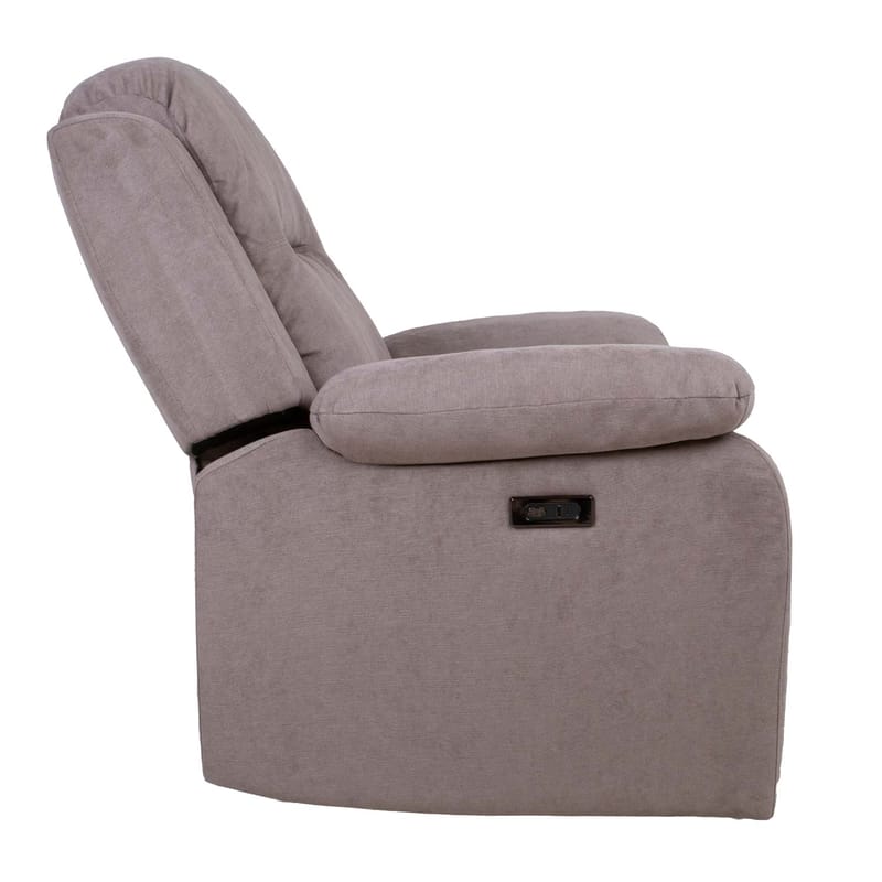 Reclinerlenestol Ylmark med elektrisk mekanisme - taupe - Møbler - Stoler & lenestoler - Lenestoler - Recliner & kinostol