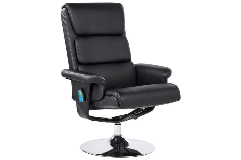 Reclinerstol Legend - Svart, Sølv - Møbler - Stoler & lenestoler - Lenestoler - Massasjestol