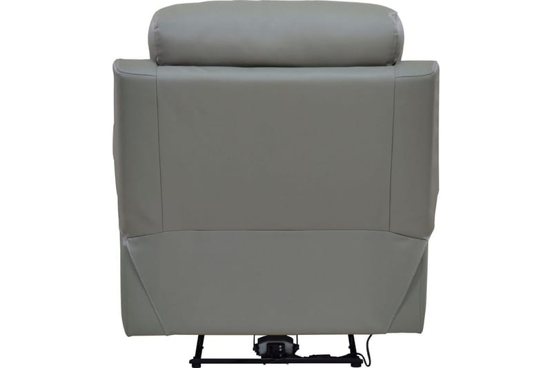 Reclinerstol Loft24 Lenestol Lannilis lysegrå, PU/tre/metall, elektrisk hvilestol Ljusgrå - Møbler - Stoler & lenestoler - Lenestoler - Recliner & kinostol