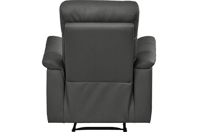 Reclinerstol Loft24 Lenestol Southbrook grå, PU/tre/metall, elektrisk hvilestol Grå - Møbler - Stoler & lenestoler - Lenestoler - Recliner & kinostol