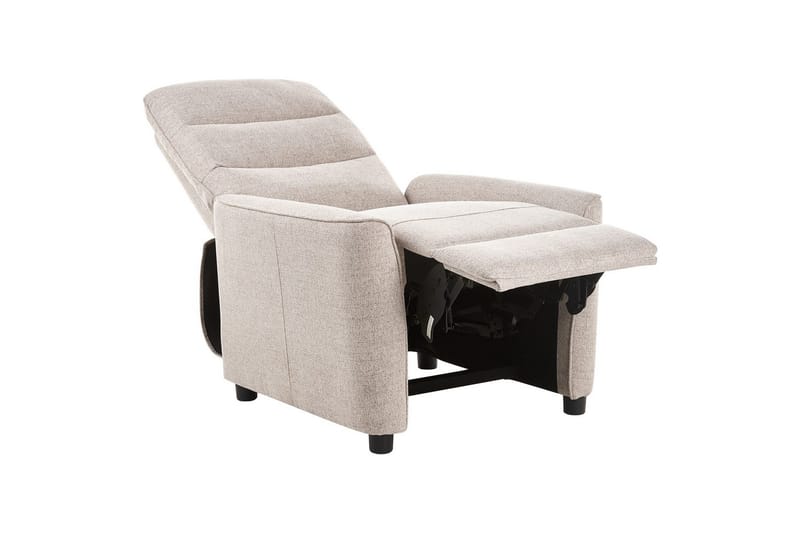 Reclinerstol Sande Beige/svart - Beige/svart - Møbler - Stoler & lenestoler - Lenestoler - Liggestol