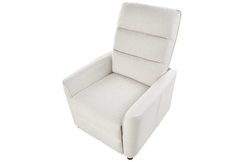Reclinerstol Sande Hvit/Svart - Hvit/Svart - Møbler - Stoler & lenestoler - Lenestoler - Recliner & kinostol