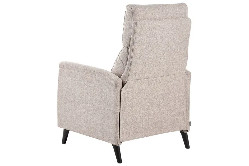 Reclinerstol Selvik Beige/svart - Beige/svart - Møbler - Stoler & lenestoler - Lenestoler - Recliner & kinostol