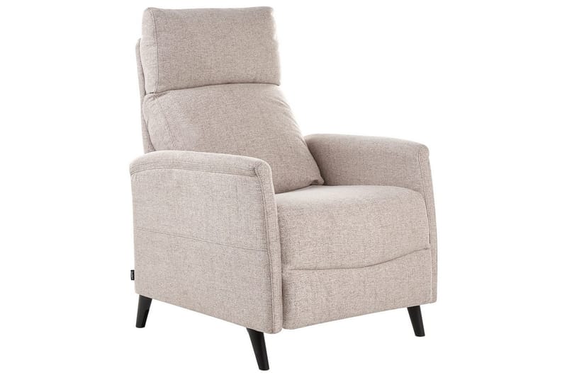 Reclinerstol Selvik Beige/svart - Beige/svart - Møbler - Stoler & lenestoler - Lenestoler - Liggestol