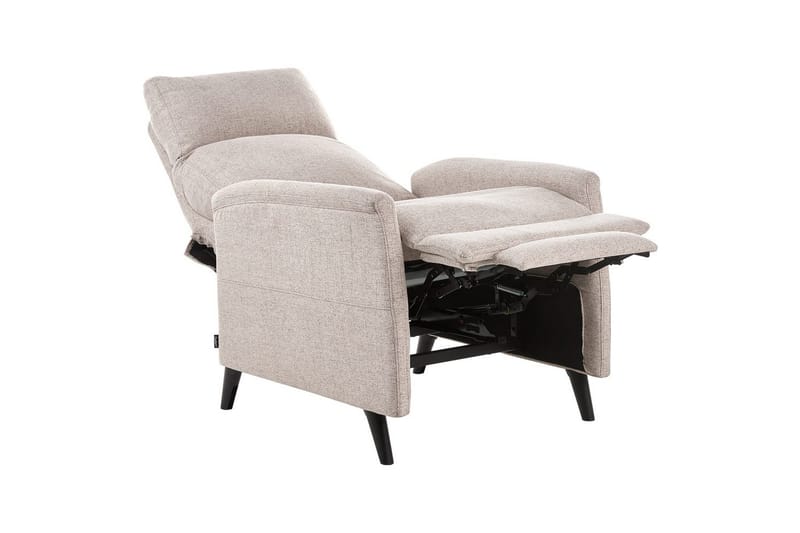 Reclinerstol Selvik Beige/svart - Beige/svart - Møbler - Stoler & lenestoler - Lenestoler - Liggestol