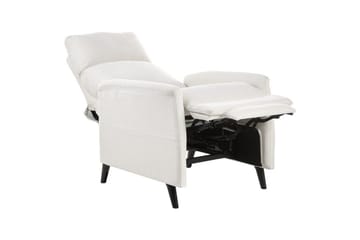 Reclinerstol Selvik Hvit/Svart - Hvit/Svart - Møbler - Stoler & lenestoler - Lenestoler - Recliner & kinostol