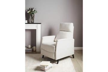 Reclinerstol Selvik Hvit/Svart - Hvit/Svart - Møbler - Stoler & lenestoler - Lenestoler - Recliner & kinostol