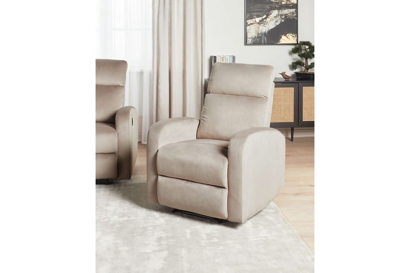 Reclinerstol Verdal Beige - Beige - Møbler - Stoler & lenestoler - Lenestoler - Liggestol
