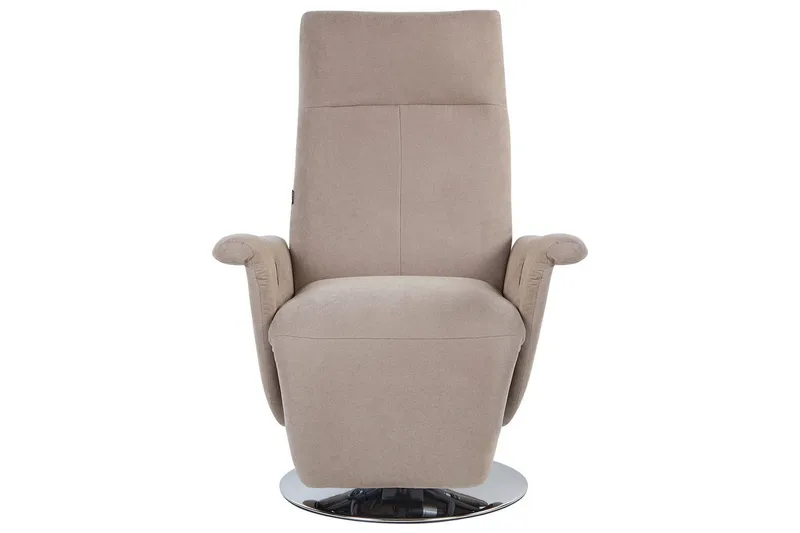 Reclinerstol Prime Taupe/Sølv - Taupe/Sølv - Møbler - Stoler & lenestoler - Lenestoler - Recliner & kinostol