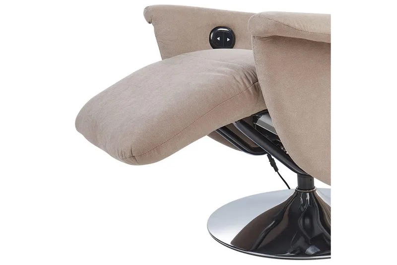 Reclinerstol Prime Taupe/Sølv - Taupe/Sølv - Møbler - Stoler & lenestoler - Lenestoler - Recliner & kinostol