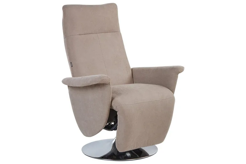 Reclinerstol Prime Taupe/Sølv - Taupe/Sølv - Møbler - Stoler & lenestoler - Lenestoler - Recliner & kinostol