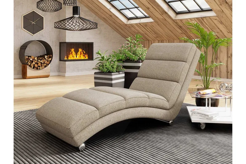 Regalado Lenestol - Beige - Møbler - Stoler & lenestoler - Lenestoler - Sjeselonglenestol & divanlenestol