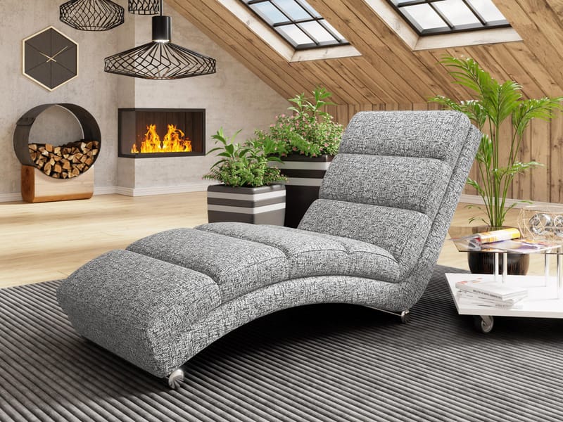 Regalado Liggestol - grå - Møbler - Stoler & lenestoler - Lenestoler - Liggestol