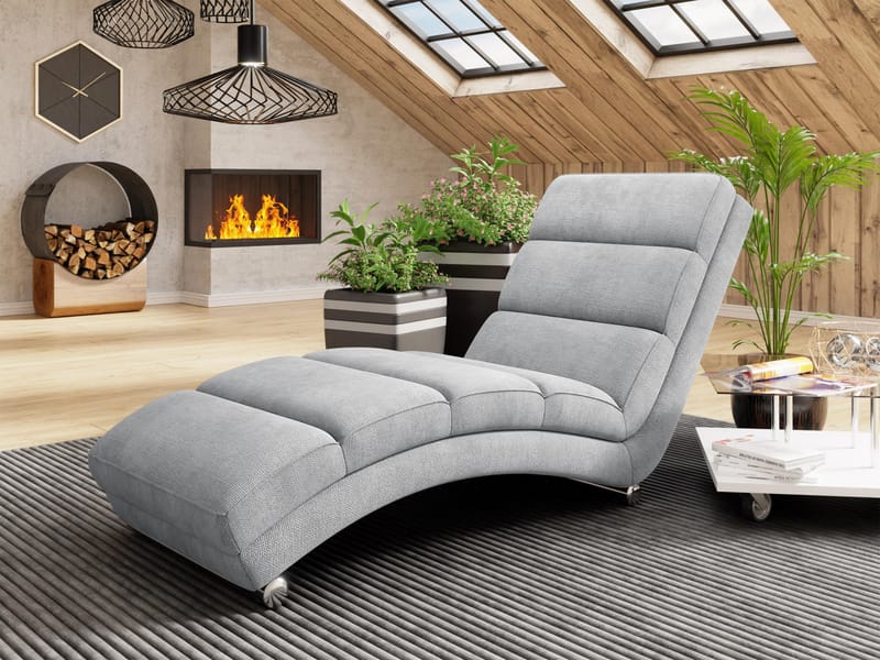 Regalado Liggestol - grå - Møbler - Stoler & lenestoler - Lenestoler - Liggestol