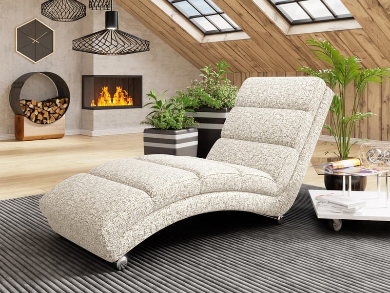 Regalado Liggestol - grå - Møbler - Stoler & lenestoler - Lenestoler - Liggestol