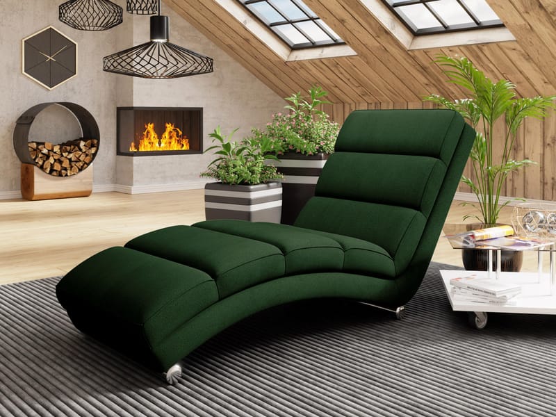 Regalado Liggestol - grønn - Møbler - Stoler & lenestoler - Lenestoler - Liggestol