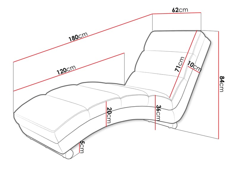 Regalado LiggLenestol - Brun - Møbler - Stoler & lenestoler - Lenestoler - Liggestol
