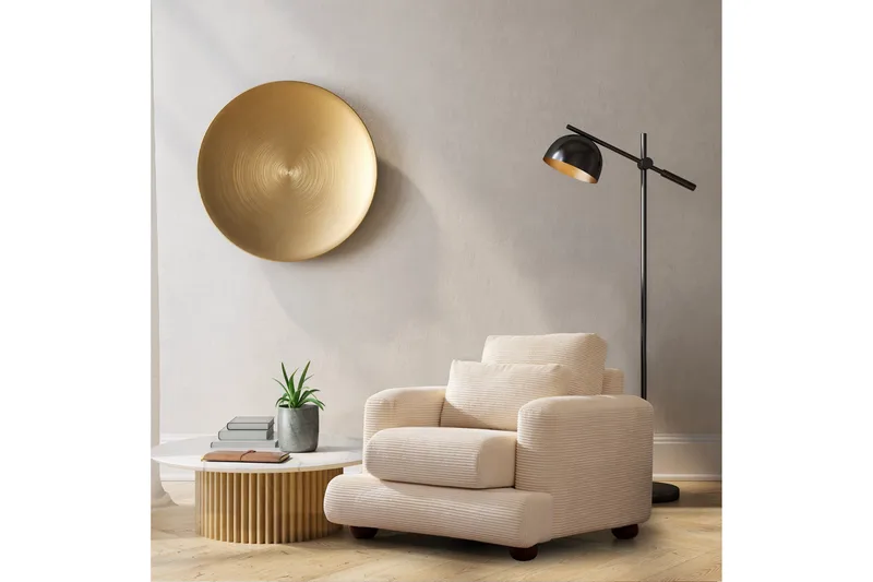 Relento Lenestol - Beige - Møbler - Stoler & lenestoler - Lenestoler