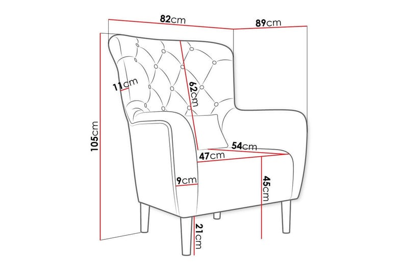 Rushmore Fåtölj beige - Møbler - Stoler & lenestoler - Lenestoler