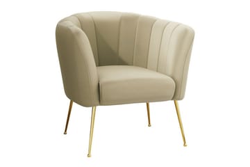 Rushmore Fåtölj Beige/Wood - Møbler - Stoler & lenestoler - Lenestoler