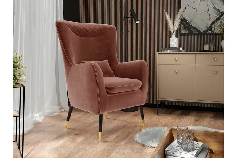 Rushmore Fåtölj Brown/Black - Møbler - Stoler & lenestoler - Lenestoler