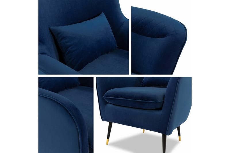 Rushmore Fåtölj Dark blue - Møbler - Stoler & lenestoler - Lenestoler