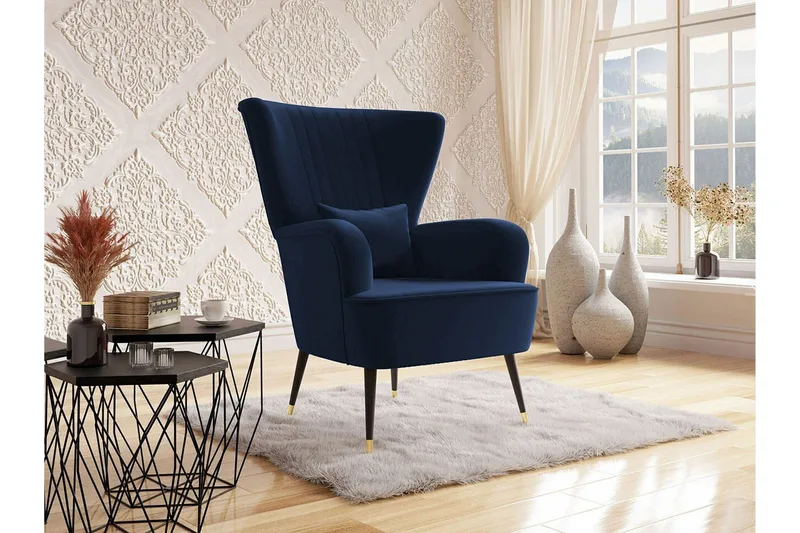 Rushmore Fåtölj Dark blue - Møbler - Stoler & lenestoler - Lenestoler