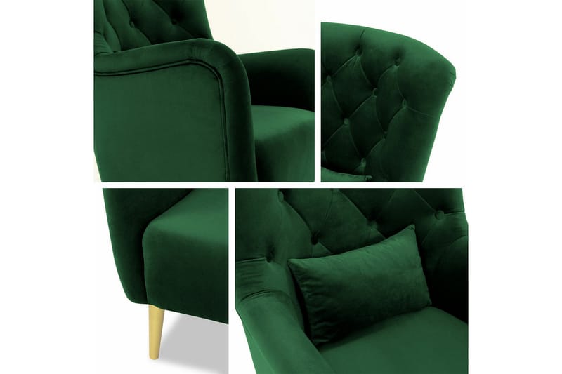 Rushmore Fåtölj Dark green - Møbler - Stoler & lenestoler - Lenestoler