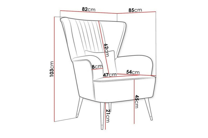 Rushmore Fåtölj Dark green - Møbler - Stoler & lenestoler - Lenestoler
