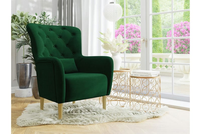 Rushmore Fåtölj Dark green - Møbler - Stoler & lenestoler - Lenestoler