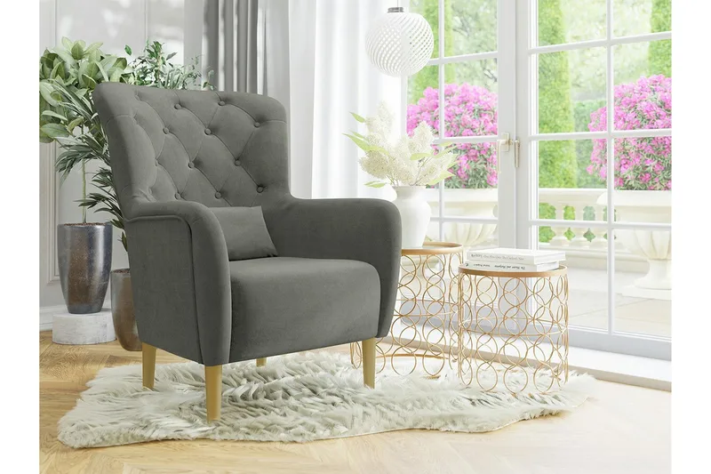 Rushmore Fåtölj Dark grey - Møbler - Stoler & lenestoler - Lenestoler