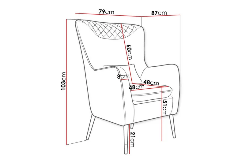 Rushmore Fåtölj Green - Møbler - Stoler & lenestoler - Lenestoler