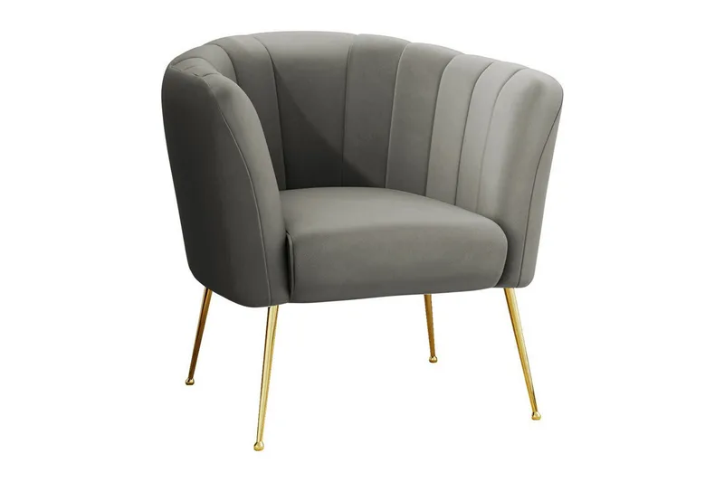 Rushmore Fåtölj Grey/Gold, undefined
