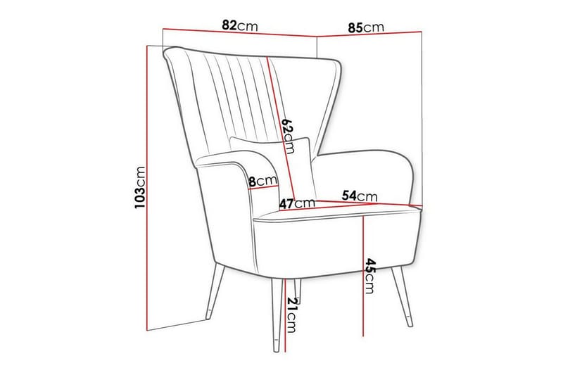 Rushmore Fåtölj Light brown - Møbler - Stoler & lenestoler - Lenestoler