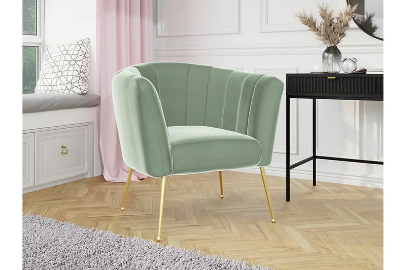 Rushmore Fåtölj Light green/Green/Mint - Møbler - Stoler & lenestoler - Lenestoler