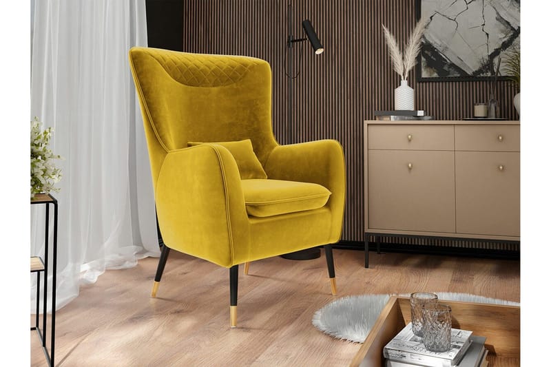 Rushmore Fåtölj Yellow-Green - Møbler - Stoler & lenestoler - Lenestoler