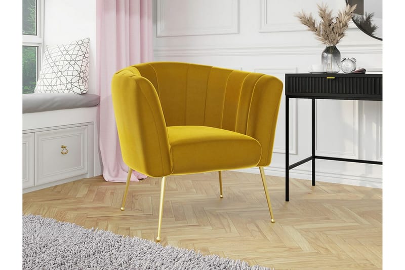 Rushmore Fåtölj Yellow - Møbler - Stoler & lenestoler - Lenestoler
