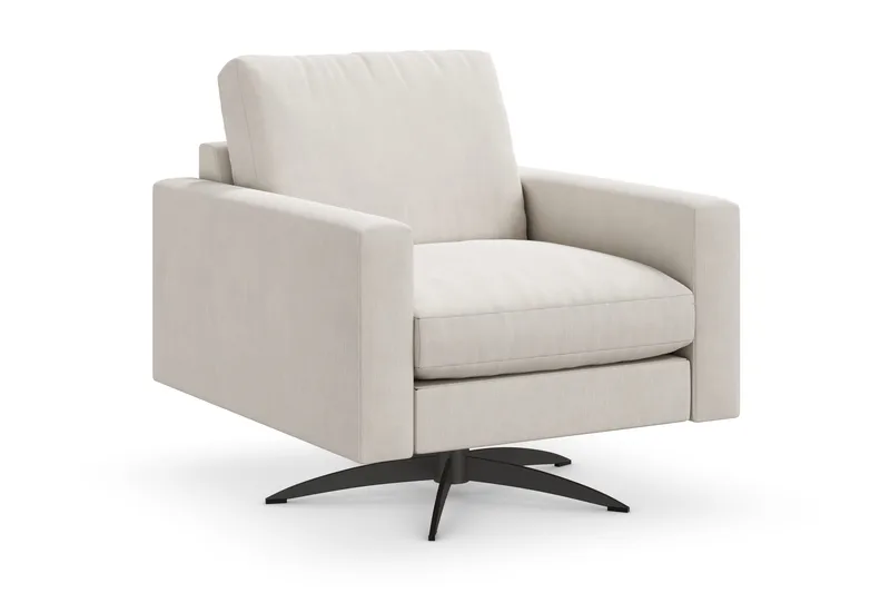 Sabero Lenestol, Beige/Svart