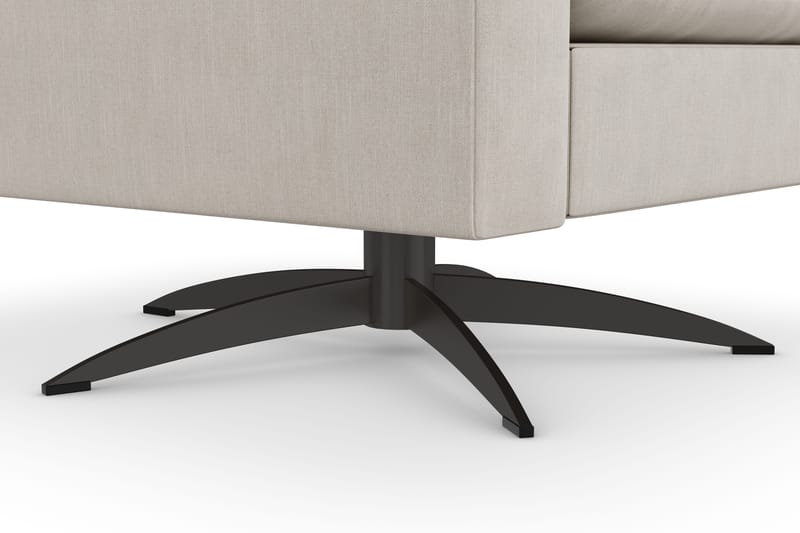 Sabero Lenestol - Beige/Svart - Møbler - Stoler & lenestoler - Lenestoler