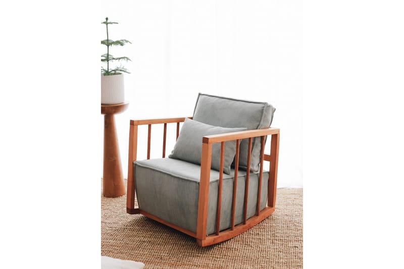 Sallanan Lenestol - Blå - Møbler - Stoler & lenestoler - Gyngestoler