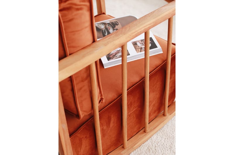 Sallanan Lenestol - Brun - Møbler - Stoler & lenestoler - Gyngestoler